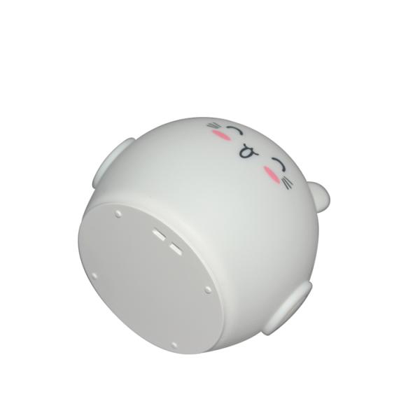 Rabbit Rechargeable Silicone Night Light Soft Touch Switching Colors For Children
