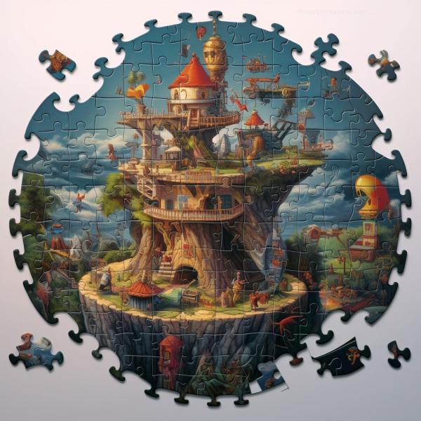Buy Cardboard Educational Jigsaw Puzzle For Problem Solving Skills at wholesale prices