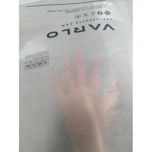 Recyclable & Degradable Glassine Self-Adhesive Bags Green Packaging For Fashion