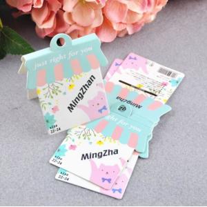 UV Printing Packaging Header Cards Customized pattern With Hole