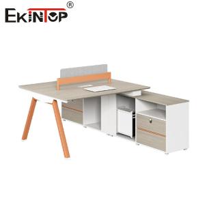 Modern Modular Office Partition Workstation With Filing Storage Cabinet