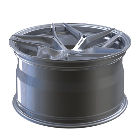 Monoblock Rims Forged 1 Piece Wheels 20inch 20X11 Brushed Silver Custom