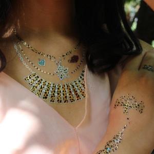 China Metal tattoo sticker on sale