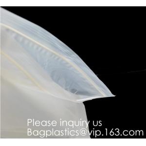 Biodegradable compostable Double Zipper Bag Ldpe Cartoon Zip lockk Bag With Logo