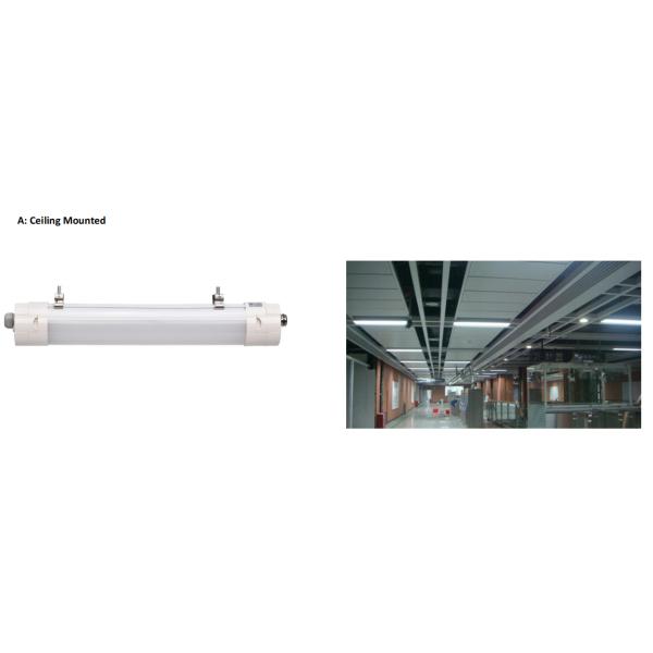 IP 65 Aluminum Alloy 25W 40W 60W Waterproof Dust-proof LED Tri-proof Light For Parking Garages Retail Speaces