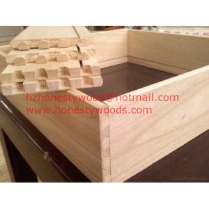 Quality Paulownia drawer sides and backs, Paulownia drawer component. Dovetail groove for sale