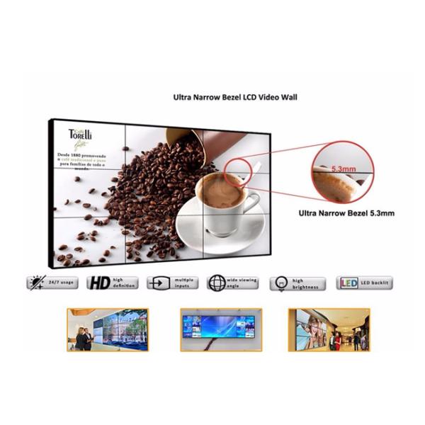 65inch Samsung Panel 4.7mm Bezel LCD Dsiplay Wall solution