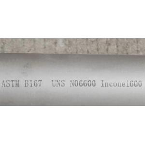 Astm B167 Alloy Seamless Pipe Uns N06600 Inconel 600 O.D31.8 X 2.9mmt X 2ml