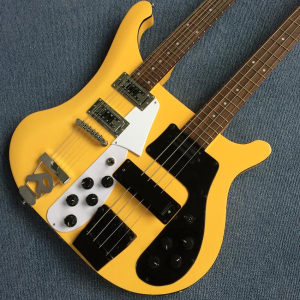 New style high-quality customized Double Neck & body electric guitar with rosewood fingerboard