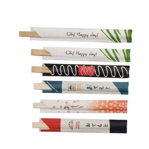 Customizing Printing Logo Natural Household Wooden Chopsticks Reused