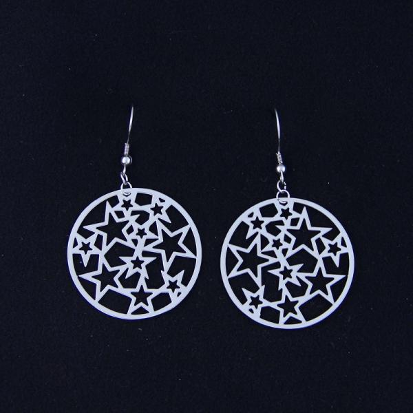 Buy Fashion High Quality Ladies Women Girls Stainless Steel Earrings LEF116 at wholesale prices