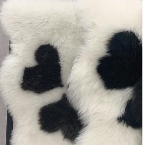 6ft Sheepskin Cushion Pads Fluffy Fur Carpet For Bench