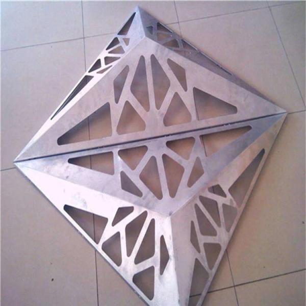Perforated PVDF Aluminum Veneer Panel , Building Facade Design Aluminum