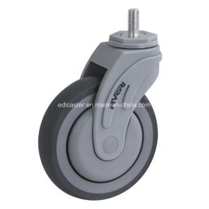 Threaded Swivel TPR Caster K5405-736 Maximum Load 145kg for Heavy Duty Applications