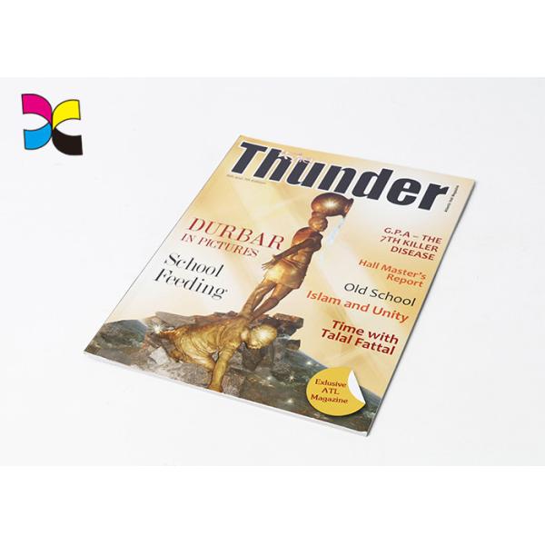 Matt Film Laminated Custom Magazine Printing / Journals Periodicals Story Note Book Printing