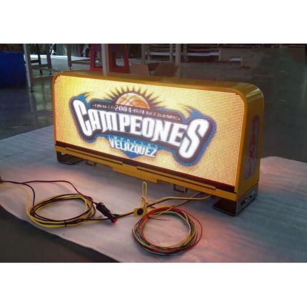 96*32 Cm Car LED Sign Display with 1R1G1B Configurations and CE/ROHS/FCC/ISO2001 Standard