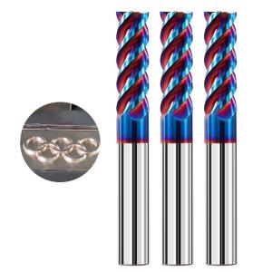 Wholesale Four Blade Four Slot Metal Milling Cutters for Metal CNC Machining 55°