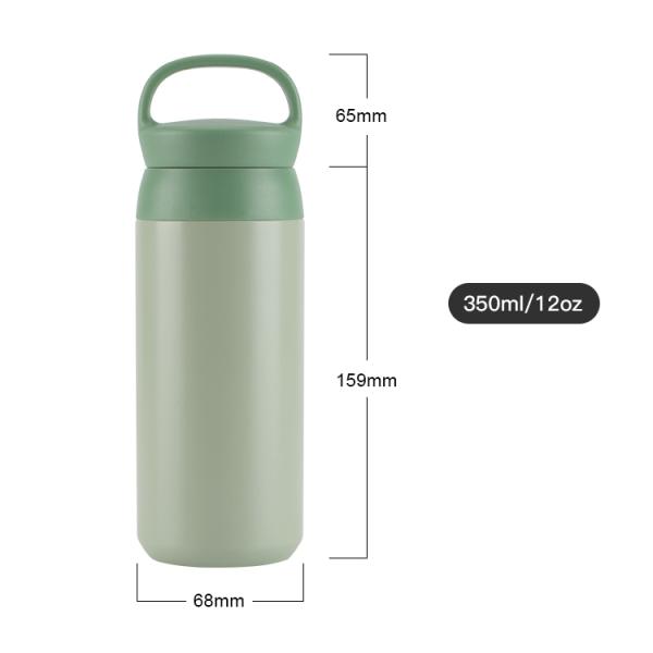 12OZ Tumbler stainless Steel Coffee Mug Double Wall Vacuum Insulated Tea Cup With Lid Travel Mugs Lovely Kids Cups For Milk