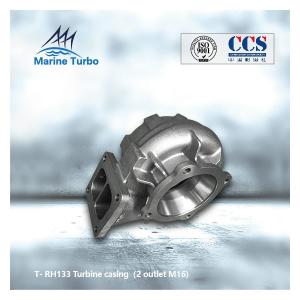 Two Outlet M16 T- T- RH133 Turbine Housing For Radial Flow Turbocharger