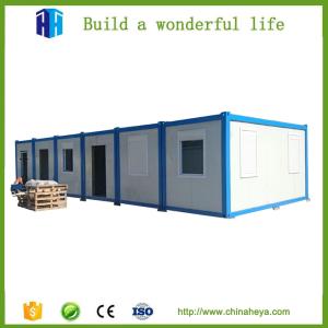 prefabricated living 20ft container house for construction labor camp