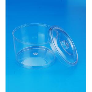 Transparent Plastic Tea Coffee And Sugar Jars Mini Size 40℃ Resistance