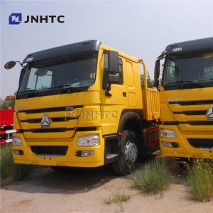 6X4 371HP Flatbed Heavy Cargo Truck With Sidewall