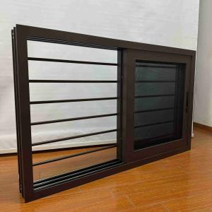 Customized Double Glazed Heat Insulation Aluminum Sliding Windows With Lockable