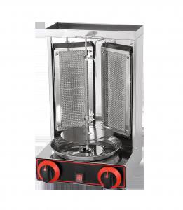 Quality 2-Burners 110V Electric Shawarma Kebab Grill Machine Home Use Gas Mini for sale