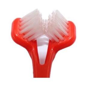 Double Head Pet Republique Toothbrush Series Cat And Dog Finger Toothbrush,