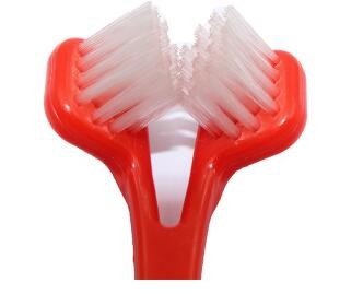 Double Head Pet Republique Toothbrush Series Cat And Dog Finger Toothbrush,
