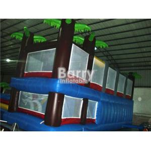 Tarpaulin Inflatable Combo Games Tress Bouncy Castle Amusement Park