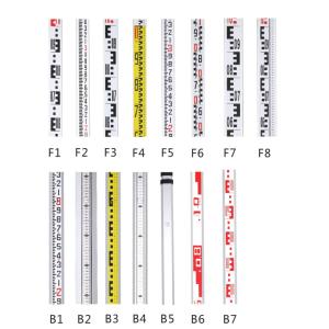 7m Telescopic Levelling Staff Aluminum Dual Faces Levelling Rods