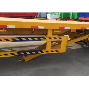 28T Flatbed Full Trailer ABS With Front HOWO Cargo Hook