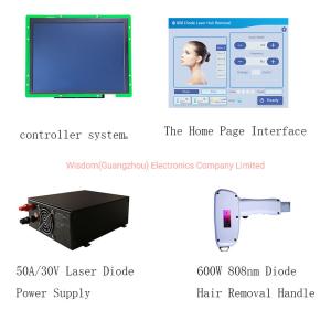 Buy cheap 600W 808nm Hair Removal Components RoHS ISO9001 Certificate from wholesalers