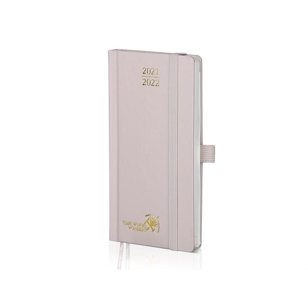 Buy Light Pink Wirebound Hardcover Academic Planner With Hourly Schedule at wholesale prices