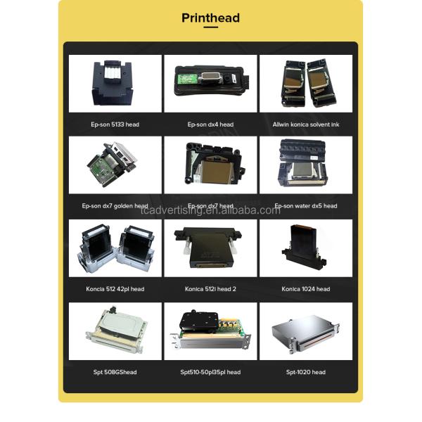 Acetek 6090 Digital Uv Flatbed Printer Industrial XP600 Printhead