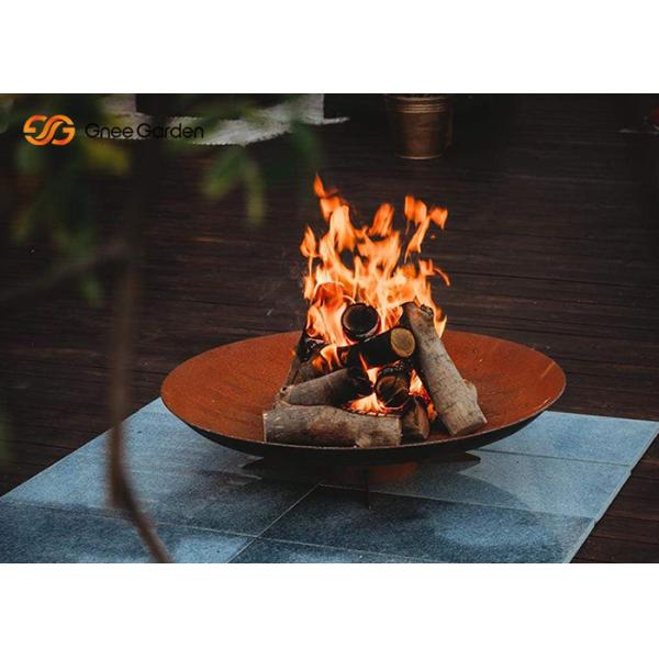 New Design Rusty Corten Steel Metal Camping Fire Pit