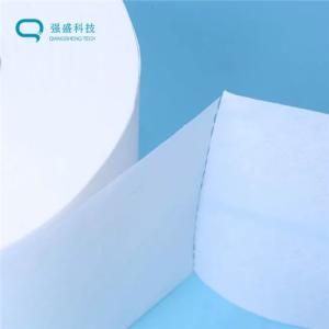 Microfiber Wiper Rolls With Plastic Core For LED / LCM Industry 51mm Diameter