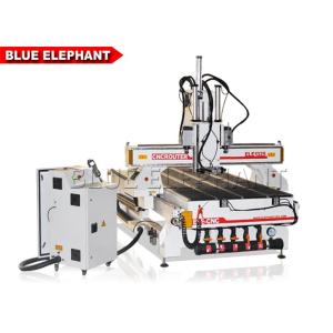 Auto Tool Change 3 Axis Cnc Router Machine , Durable Wood Craft Machine