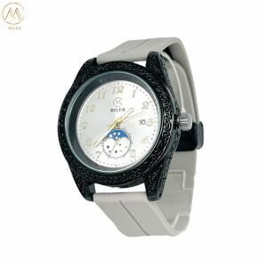 Miler Silicone Wrist Watch with Customized Color and Logo