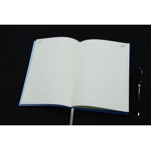 Embossed Logo Custom Journal Notebook Suede Cover For Company Promotion Design