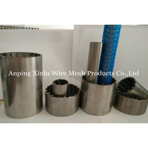 Wastewater Treatment Wedge Wire Johnson Screen Pipe Diameter 16"