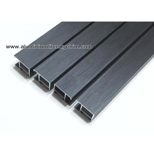 Brushed Black Aluminium Metal Picture Frames With 2 cm Flat Edge