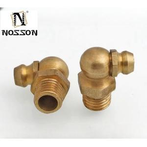 Casting M6 M8 M10 Lubricating Fitting Grease Gun Nozzle 90 Degree Nipple Grease