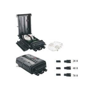 PP+GF material Optical Fiber Cable Joint Closure with SC adapter