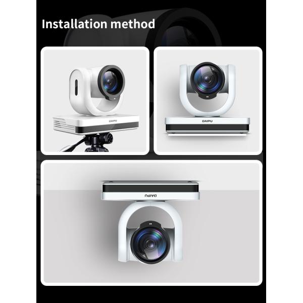 1080P 12X Optical Zoom HD PTZ Camera for Live Streaming and Video Conference System