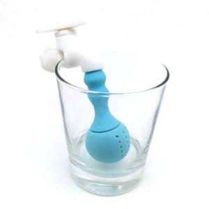 High Quality Durable Custom Color Food Grade Silicone Tap Tea Infuser