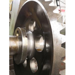 48T ISO 6-7 Grade Conical Spiral Helical Gear 14.117 Module with Left Helix