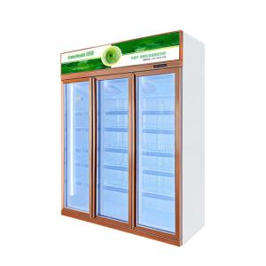 LED Lighting R22a Restaurant Drinks Display Chiller With Single Temp