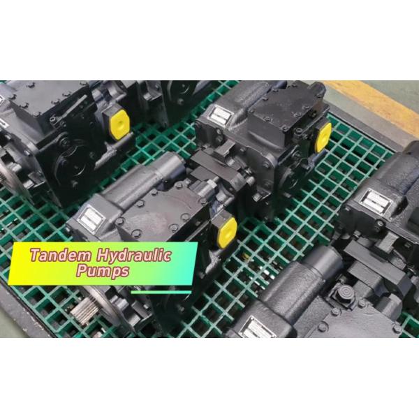 Hydraulic tandem pump Wide Range Tandem Hydraulic Pumps With Multiple Control Modes